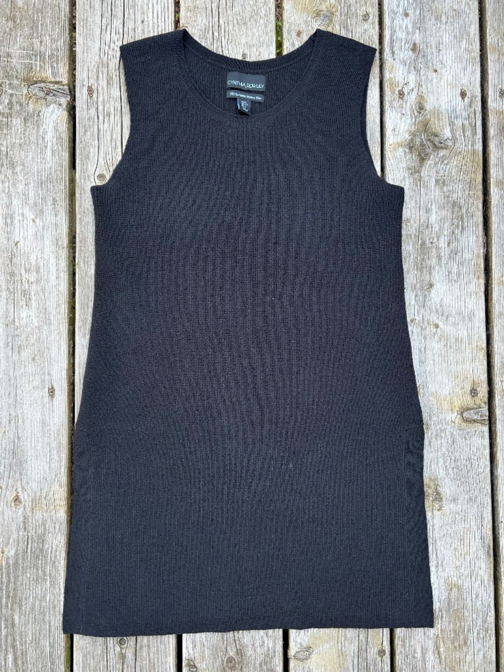 Cynthia Rowley ⎮ Merino Wool Sleeveless Sweater